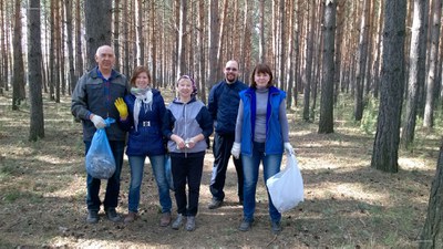 Лаборатория ФМЯ на субботнике