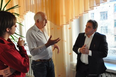 В перерыве заседания Учёного Совета